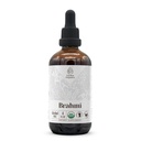 Brahmi USDA Organic | Alkoholfri extrakt, organiska växtbaserade droppar, tillägg | Tinktur tillverkad av 100% certifierad organisk brahmi (Bacopa Monnieri) Torkad ört 4 oz