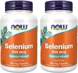 Nu Foods Selenium 200 mcg VCaps, 180 greve (Pack of 2)