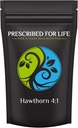 Förskriven för livet Hawthorn Berry 4:1 Extract Powder (Crataegus laevigata) | Natural Maybush Hawthorn Extract Powder | Gluten Free, Vegan, Non-GMO, No Fillers, 4 uns (113 g)