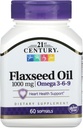 21st Century Flaxseed Oil 1000 mg Softgels, 60 greve (22407)