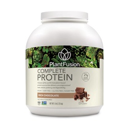 PlantFusion Complete Vegan Protein Powder - Plant Based Protein Powder med BCAAs, Digestive Enzymes och Pea Protein - Keto, Gluten Free, Soy Free, Non-Dairy, No Sugar, Non-GMO - Rich Chocolate 5 lb