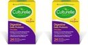 Culturelle Digestive Health Daily Probiotic-Chewables, Probiotic för män och kvinnor, De flesta kliniskt Studied Probiotic-Strain, 10 miljarder CFUs, Stöd Occasional Diarrhea, Gas, Bloating, 24 Count (Pack av 2)