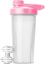 Mr Pen Shaker Bottles - 28 oz, Pink Protein Mixer Bottle med Whisk Ball, Shaker Bottles för Protein Shakes