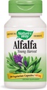 Naturens sätt Alfalfa lämnar, 1,215 mg, 100 vegetariska kapslar, paket med 2