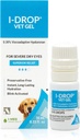 I-DROP Vet Gel: Pet Eye Drops för hundar | Lubricate Acute/Seasonal Dry Eyes | Superior Comfort | Långvarig lättnad | Färre applikationer behövs, 0,30% Hyaluronan | Multi dos flaska | En flaska 10 ml
