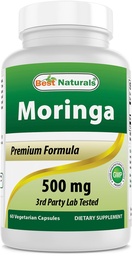 Bästa naturliga Moringa Superfood 500 mg 60 Veggie kapslar