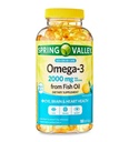 Spring Valley Omega-3 från Fish Oil Maximum Care Softgels, 2000mg, 180 Count