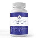 Rena originalingredienser L-Carnitine L-Tartrate (100 kapslar) Alltid rena, inga tillsatser eller filter, Lab Verified