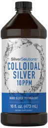 Carlyle Colloidal Silver Liquid | 10 PPM | 16 fl. Oz (473 ml) | med Nano Silver Technology Solutions | Vegetarian, icke-GMO, Gluten fri tillägg