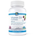 Nordic Naturals Pro Vitamin D3 Gummies, Wild Berry - 120 Gummies - 1000 IU Vitamin D3 - Stor smak - Hälsosamma ben, humör och immunsystemfunktion - Icke-GMO - 120 portioner