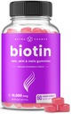 NutraChamps Biotin Gummies 10000mcg [High Potency] for Healthy Hair, Skin & Nails Vitamins for Women, Men & Kids - 5000mcg in Each Hair Vitamins Gummy - Vegan, Non-GMO, Hair Health Supplement