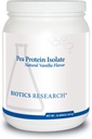 Biotics Research Pea Protein Isolate Natural Vanilla smaksatt, blandar lätt med vatten eller juice, Premium Pea Protein, 21 gram ren protein per servering 16 Ounces