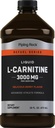 Piping Rock L-Carnitine Liquid | 3000mg | Berry Flavor | Advanced Athlete Formel | Refuel Series Supplement | Non GMO, Gluten Free