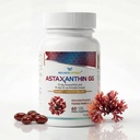WELLNESS EXTRACT Astaxanthin 12mg Supplement - AstaREALTM Astaxanthin med GG-Gold® Geranylgeraniol & DeltaGold® Tocotrienols, kraftfulla antioxidanter för ögon, hud och hjärthälsa Support - 60 Softgels