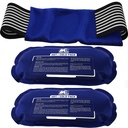 Ice Packs for Injuries Reusable (3-Piece Set) - Hot and Cold Ice Pack Therapy Gel Wrap Support - Stöder Återhämtning, Joint och Muscle Pain - Knä, Back & More (3 Piece Set - Classic)