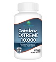Best Earth Naturals Catalase Extreme Supplement 10 000 med Saw Palmetto, Biotin, Fo-Ti, PABA - Hårtillskott för starkt hår - 60 kapslar (30-dagars leverans)