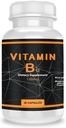 QEI Vitamin B12 1000mg, stöder energimetabolism och Nervous System Maintainance, Vitamin Supplement, 30 kapslar