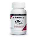 Kirkman - Zink Picolinate 25 mg - Hypoallergen - 150 vegetariska kapslar - Glutenfri - Casein Free - Minerals