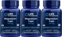 Livslängd Magnesium 500 mg, 100 vegetariska kapslar (Pack of 3)