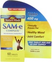 Nature Made SAM-e Complete 400 mg. Tablet (Hjälpar stödjer hälsosamt humör och gemensamma komfort) Värdestorlek 60 ct
