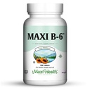 Maxi Hälsa B-6 - Vitamin B6-100 mg Kardiovaskulär Hälsa - 100 tabletter - Kosher (100 greve, paket av 2)
