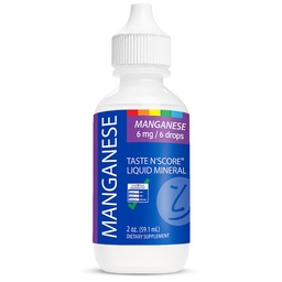 Smak N' Score Manganese Liquid Ionic Mineral Supplement; 100% ren; 6 mg; 118 portioner