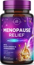 Klimakteriet Kosttillskott för kvinnor med svart Cohosh - Naturlig, Mild Hot Flash, Night Sweats & Hormone Support, Menopause Relief med Dong Quai, Energy & Balance, Non-GMO & Gluten Free - 60 kapslar