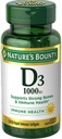 Nature's Bounty Vitamin D3 1000 IU Immune Health, 120 Softgels (Pack of 12)