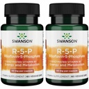 Swanson R-5-P Riboflavin-5-Phosphate Vitamin B2, 60 Capsules, 2 Pack