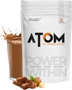 Asitis Nutrition AS-IT-is Atom Whey Protein 1kg/35.2 Oz med Digestive Enzymes | USA Labdoor Certified for Accuracy & Purity | Choco Hazel Fusion Flavor | 27g Protein | 5.7g Bcaa