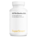 Supersmart - EDTA Zeolite 98% (Avancerad Formel) - med Milk Thistle & Parsley - High Potency Supplement | Made in USA | Non-GMO & Gluten Free - 90 Vegetariska kapslar