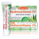 De La Cruz 1% Hydrocortisone Cream - Maximum Strength - Topical Anti Itch Hydrocortisone Cream with Aloe Vera and Moisturizers for Dry Skin, Redness, Dermatitis, Eczema and Rashes - 1 OZ (28g)
