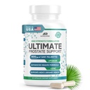 Bästa Over-the-Counter Prostate Support Health Supplement för män - 600 mg Saw Palmetto 300mg Pygeum - 16 örter + Zink - Relief från förstorad prostata och sluta frekvent urinering - 60 kapslar