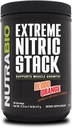NutraBio Extreme Nitric Stack, Nitric Oxide och Cell Volumizing Formel-30 portioner (Blood Orange)