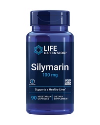 Livslängd Silymarin - Mjölk Thistle Extract - Stöder leverhälsa - Glutenfri, icke-GMO, Vegetarian - 90 kapslar