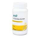 Klaire Labs SFI Health L-Carnitine Tartrate - 500 mg Aminosyra, stabiliserad L-karnitin - Ingen syntetisk D-karnitin (60 kapslar)