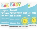 Kalifornien Gold Nutrition Baby Vitamin D3 - Liquid D3 Supplement för spädbarn, vegetariskt vänligt - Utvecklingsstöd - Alkohol & Gluten Free, Non-GMO - 10 mcg (400 IE) - 0,34 fl oz (10 ml), 3