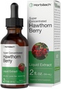 Horbäach Hawthorn Berry Extract | 2 fl oz | Alkoholfri flytande tinktur | Vegetarisk tillskott, icke-GMO, Glutenfri