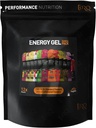 Torq Energy Gel Sample Pack på 12 - Ultimate On The Go Quick Release Energy - 30g kolhydrater - Kör / Cykling / Sport Gels - Taster Pack - Natural & Vegan