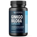 Ginkgo Biloba 120mg med Phosphatidylserine - Nootropic Brain Health, Memory och Focus Supplement - Stöder kognitiv funktion, Mental Clarity och Alertness - 60 icke-GMO kapslar, 2 månaders leverans