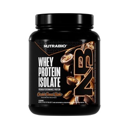 NutraBio 100% Whey Protein Isolate Protein Powder, 25g Protein med komplett Amino Acid Profile, Non-GMO, Soy & Gluten Free, Low Carb, Low Calorie Whey Protein Powder, Chocolate Peanut Butter, 2 Lbs