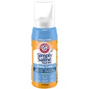 ARM & HAMMER Simply Saline Daily Care Nasal Mist, Drug-Free Non-Drowsy Saline Spray för omedelbar nasal trängsel och allergi lättnad, Använd så ofta som behövs, lämplig att använda om gravid, 1,6 oz