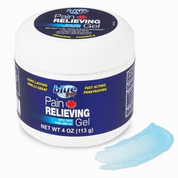 Blue Goo Pain Relieving Gel - Relief for Back, Neck, Muscle och Joint Pain, Fast-Acting Cooling and Soothing Relief med 100% Pure Emu Oil, 4 oz (1 Pack)