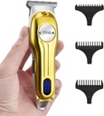 DSP Beard Trimmer för män, Cordless Hair Clipper Shavers, Facial Hair Trimmer för Beard & Mustache Trimming, Professional Haircut Kit för män laddningsbar LED Display (guld)