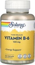 Solaray B 6 Two Stage Timed Release, 100mg, 60 Count
