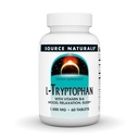 Källa Naturals L-Tryptophan med vitamin B-6 - Stöd humör, avkoppling och sömn - 1000mg - 60 tabletter