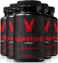 NutraRize (5 Pack) Steelovil Pills, Officiella Steelovil Capsules för omfattande wellness, alla naturliga kapslar för att stödja energi och övergripande hälsa, stål ovil Supplement Reviews (300 kapslar)