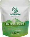 Aspen Naturals Pea Protein Powder 5 Lb - Muskeltillväxt, Digestion, Fullness & Heart Health Support | Osmakad, Plant Based, Soy- & Gluten-Free, Non-GMO, Vegan, Keto & Low Carb | 26g Protein