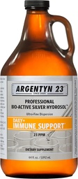 Argentyn 23 Professional Immune Support - Colloidal Silver, Bio-Active Silver Hydrosol, 23 ppm, Liquid Twist Top, 64 Fl Oz (1,892 ml)
