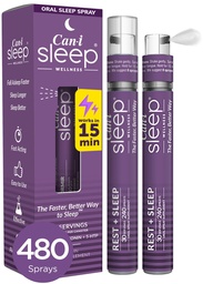 Få tillbaka till sova snabbt för kvinnor i klimakteriet och Perimenopause scener, letar efter effektiv sömn. Can-i Sleep Spray - 60 portioner